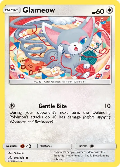 Glameow card art