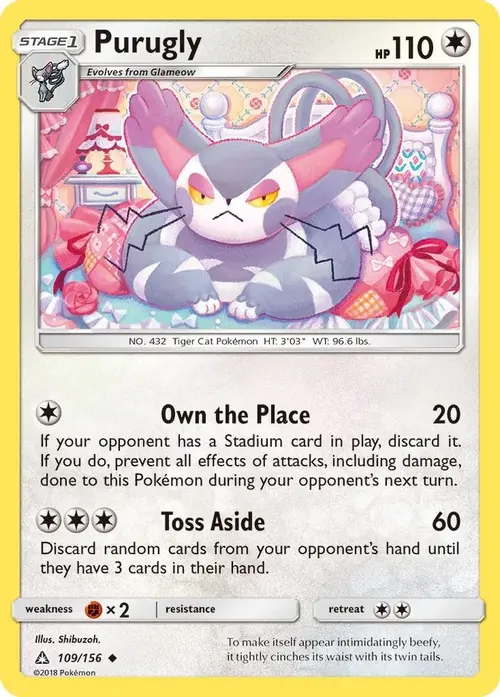 Purugly card art