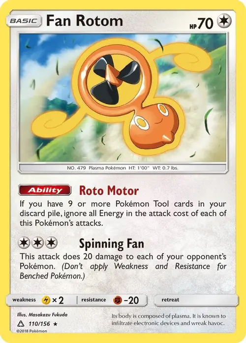 Fan Rotom card art