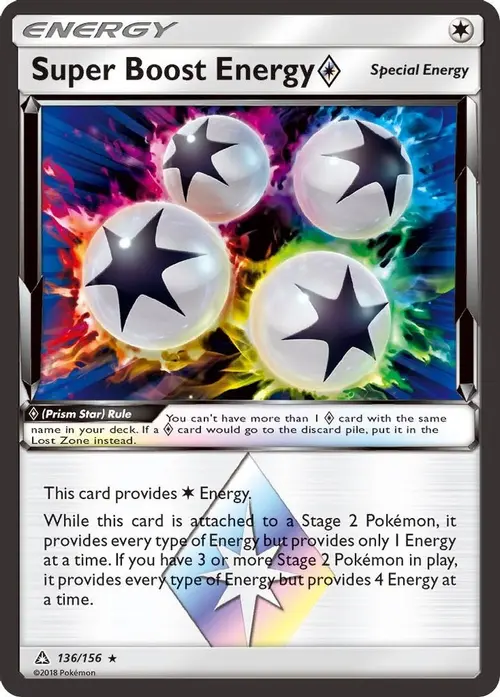 Super Boost Energy Prism Star card art