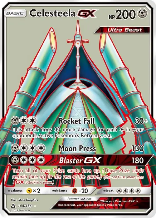 Celesteela GX (Full Art) card art