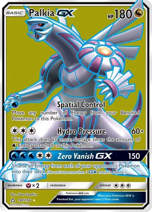 Palkia GX (Full Art) card art