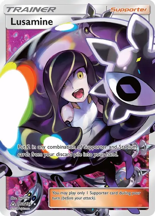 Lusamine (Full Art) card art