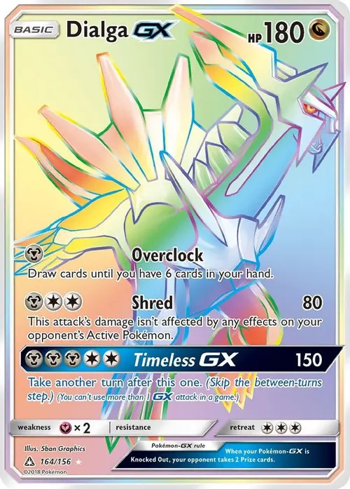 Dialga GX (Secret Rare) card art