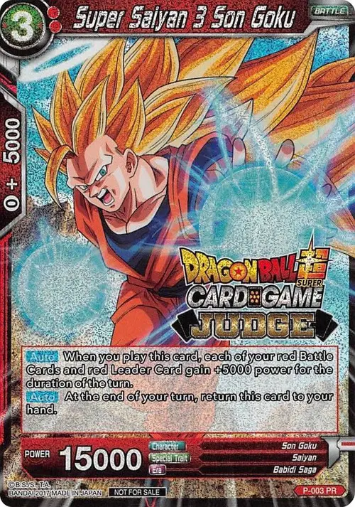 Super Saiyan 3 Son Goku card art