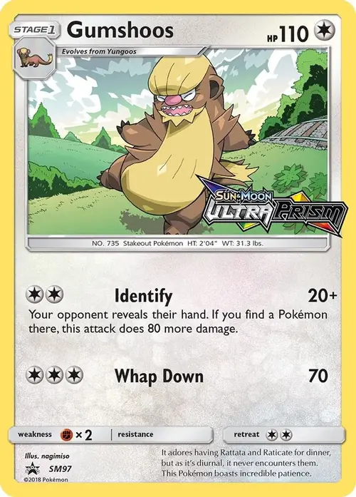 Gumshoos - SM97 (Prerelease) card art