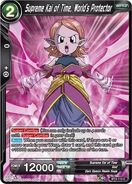 Supreme Kai of Time, World's Protector card art