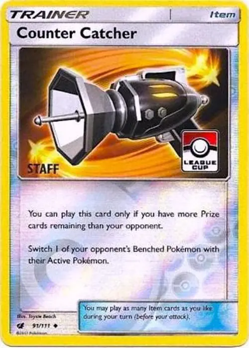 Counter Catcher - 91/111 (League Cup) [Staff] card art