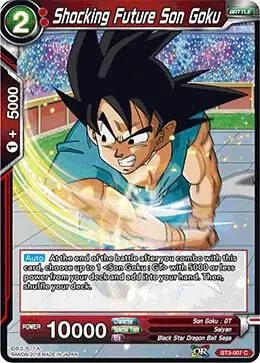 Shocking Future Son Goku card art