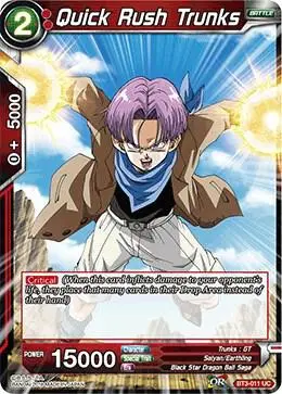 Quick Rush Trunks card art