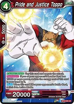 Pride and Justice Toppo card art