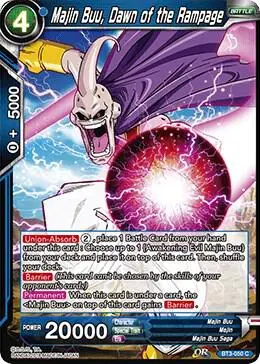 Majin Buu, Dawn of the Rampage card art