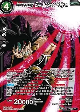 Increasing Evil Masked Saiyan card art