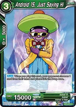 Android 15, Just Saying Hi card art