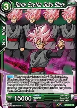 Terror Scythe Goku Black card art