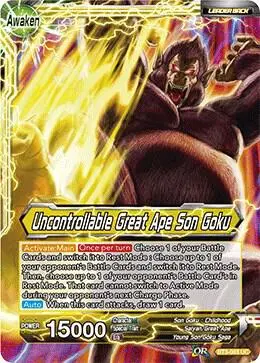 Son Goku // Uncontrollable Great Ape Son Goku card art