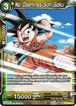 No Openings Son Goku card art