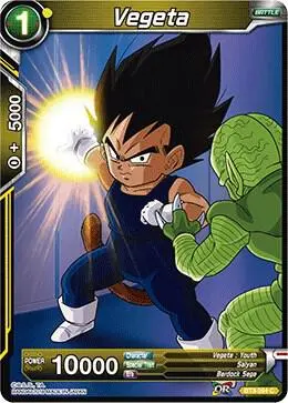 Vegeta card art