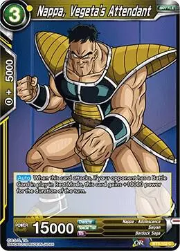 Nappa, Vegeta's Attendant card art