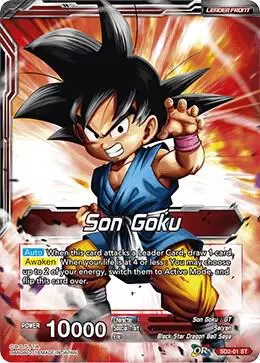 Son Goku // Rising Spirit Super Saiyan Son Goku card art