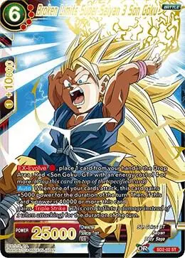 Broken Limits Super Saiyan 3 Son Goku card art