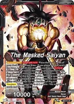 The Masked Saiyan // Bardock, Unbound by Darkness card art