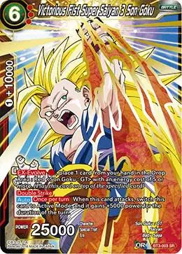 Victorious Fist Super Saiyan 3 Son Goku card art