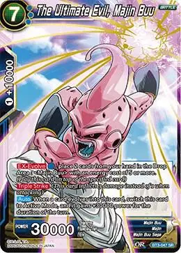 The Ultimate Evil, Majin Buu card art