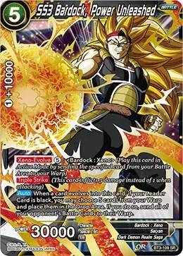 SS3 Bardock, Power Unleashed card art