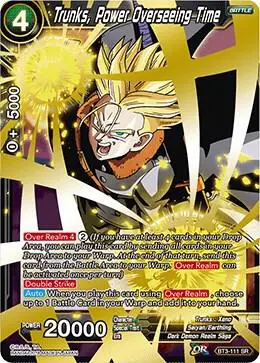 Trunks, Power Overseeing Time card art