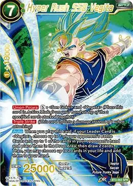 Hyper Rush SSB Vegito (SPR) card art