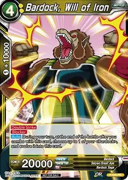 Bardock, Will of Iron card art