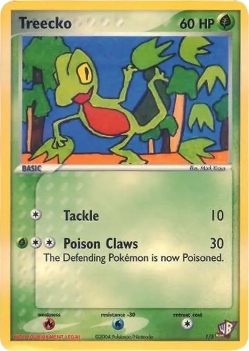 Treecko - 1/5 card art