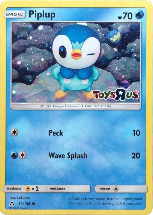Piplup - 32/156 (Toys R Us) card art