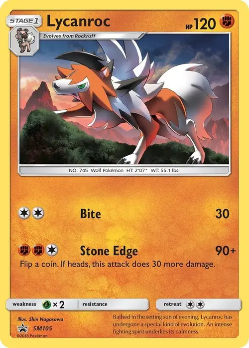 Lycanroc - SM105 card art