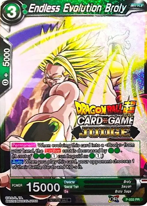 Endless Evolution Broly card art