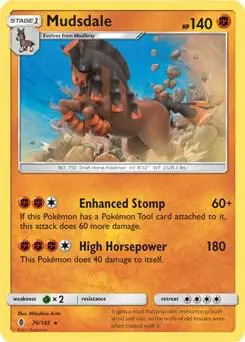 Mudsdale - 76/145 (Prerelease Kit Exclusive) card art