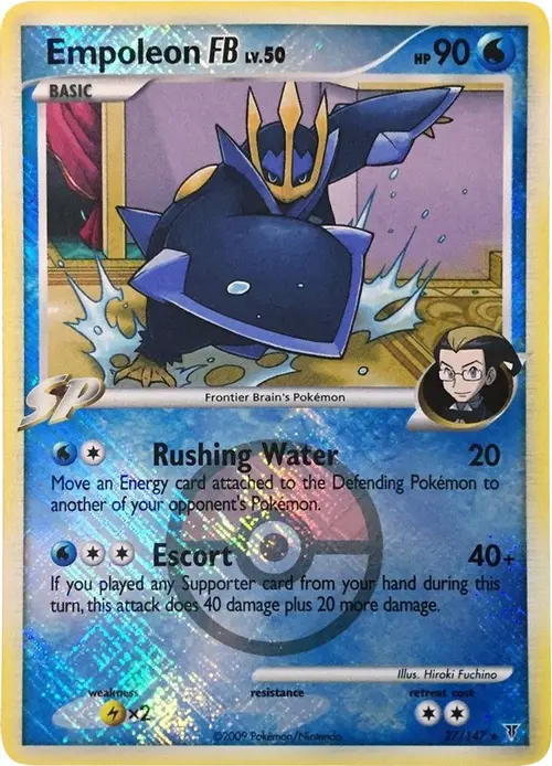Empoleon FB - 27/147 (League Promo) card art