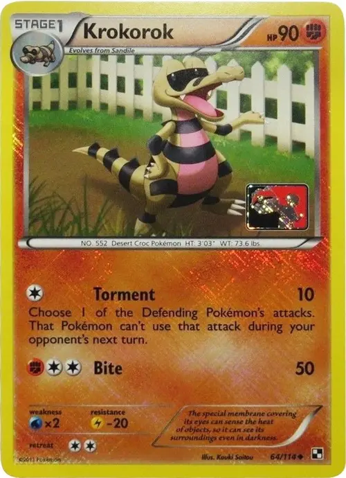 Krokorok - 64/114 (League Promo) card art