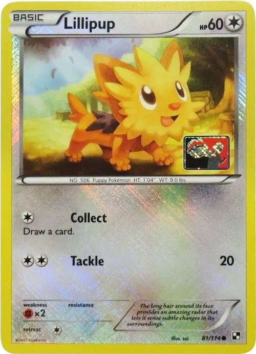 Lillipup - 81/114 (League Promo) card art