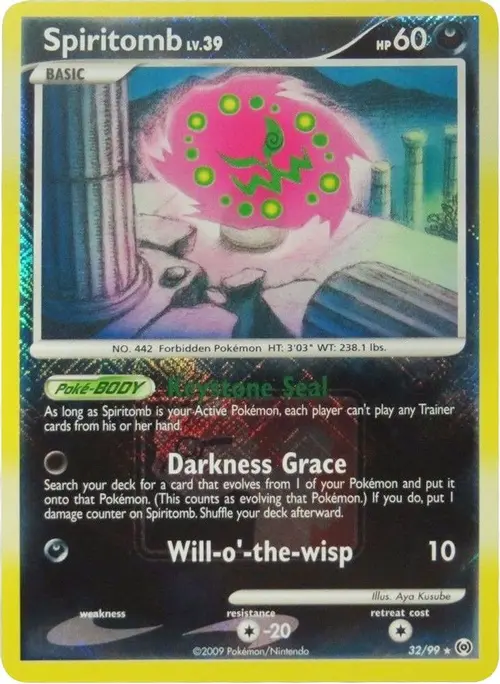 Spiritomb - 32/99 (League Promo) card art