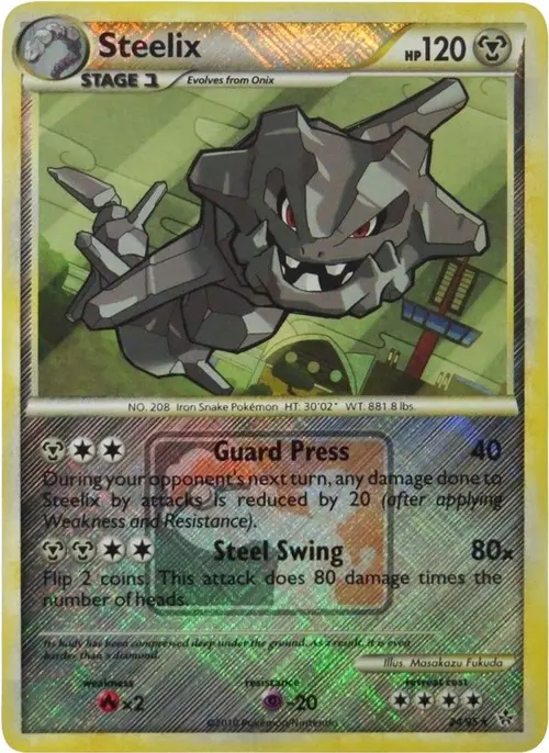 Steelix - 24/95 (League Promo) card art