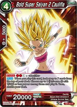 Bold Super Saiyan 2 Caulifla card art