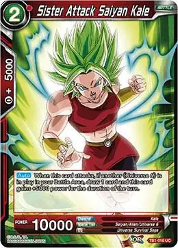 Sister Attack Saiyan Kale card art