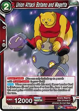 Union Attack Botamo and Magetta card art