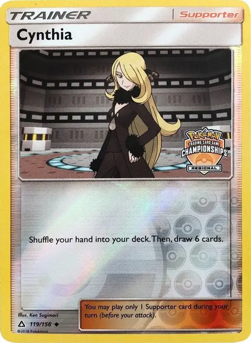 Cynthia - 119/156 (Regional Championships) card art