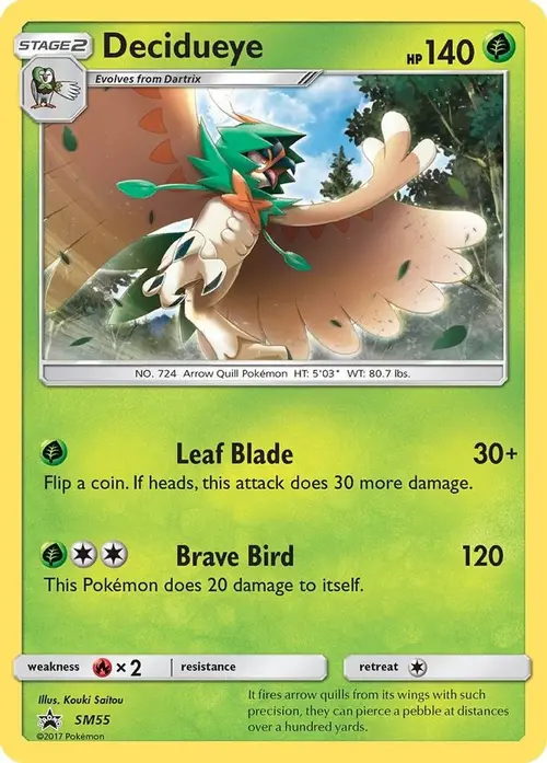 Decidueye - SM55 card art