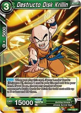 Destructo Disk Krillin card art