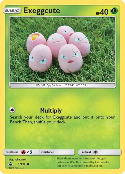 Exeggcute card art