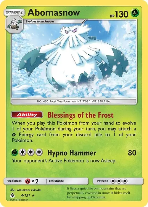 Abomasnow card art